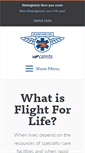 Mobile Screenshot of flightforlife.org